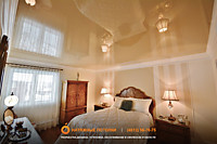 Натяжные потолки в спальне, фото, отзывы, цены в Смоленске